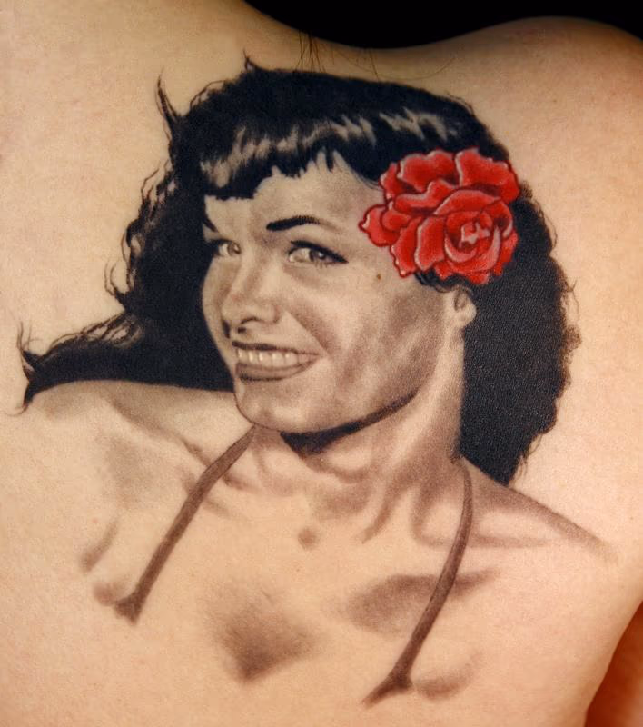 Betty Page Portrait