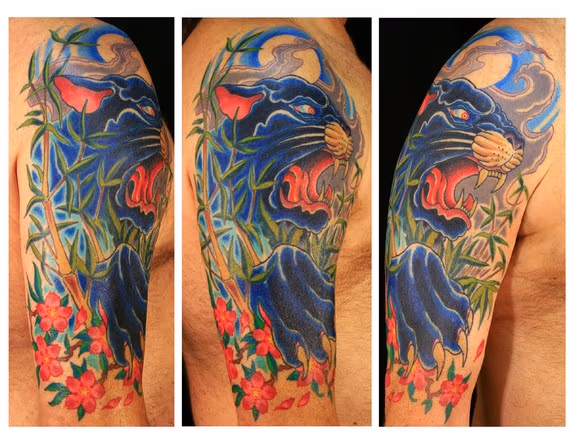 panther half sleeve