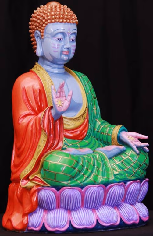 Hand Painted Buddha