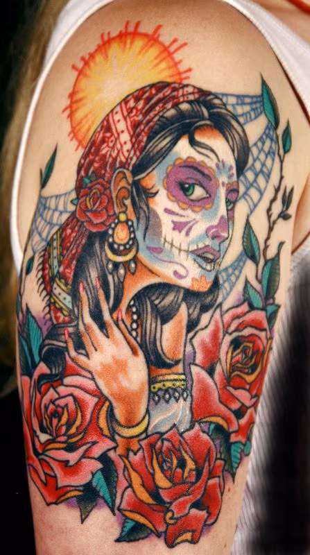 Day of the dead woman