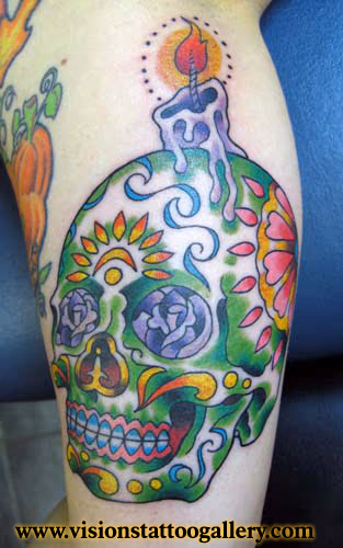 Mexican Day of the Dead Skull