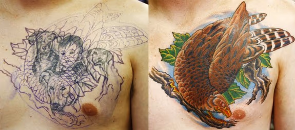 Eagle Portrait Coverup
