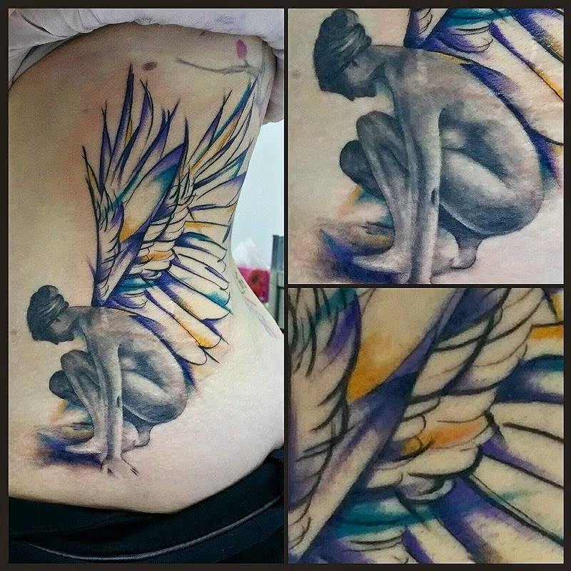 combination angel on hip