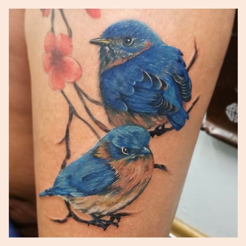 blue birds