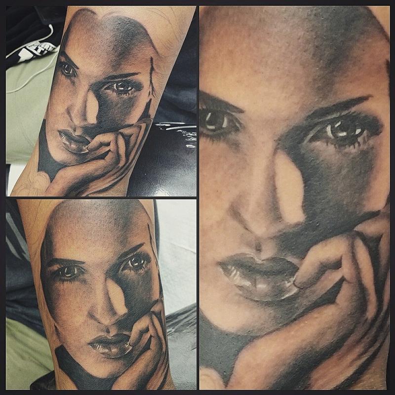 portrait in progress