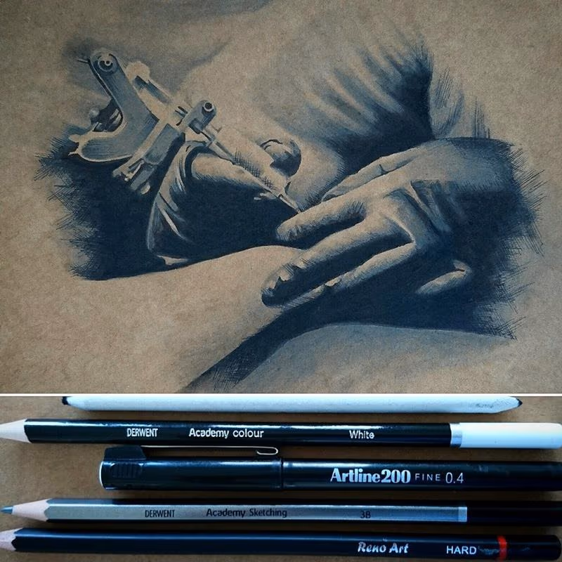 Tattooing Hands
