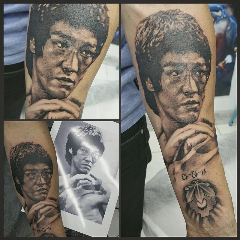 bruce lee portrait