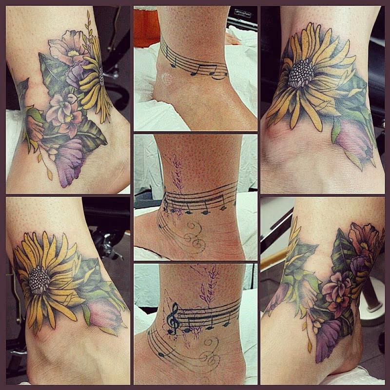 floral ankle cover up