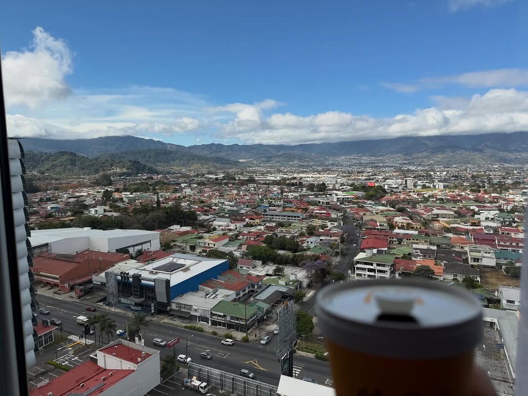 What a view with my morning coffee. I could get used to it.