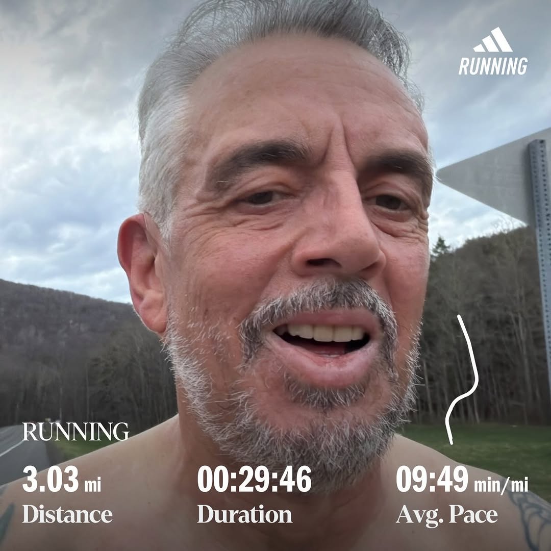 Using these extra hours of daylight productively. Short run after work but it was warm.