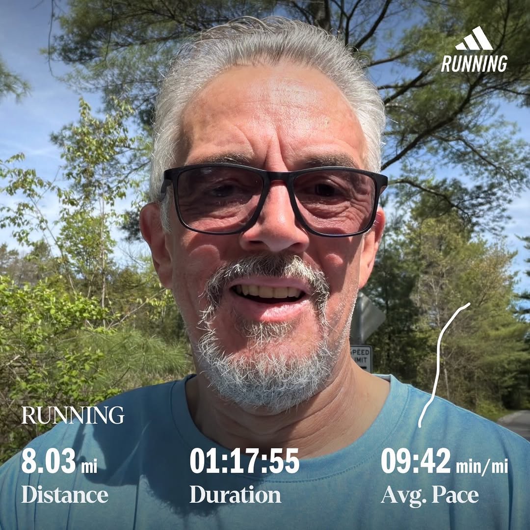 Nice long run this morning on the trail.
