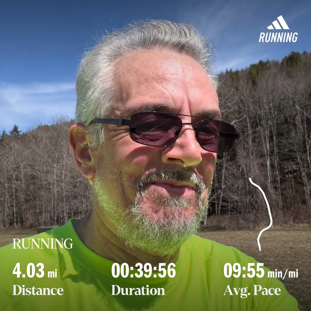 Longest run in a while. Gorgeous weather for it today.