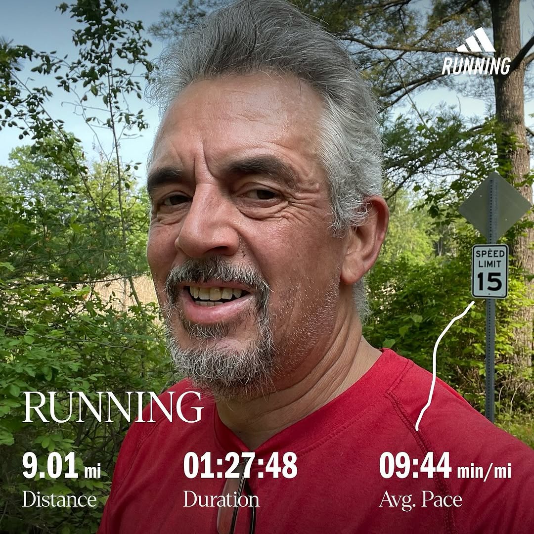 Great morning run and I was lucky enough to run into some beautiful people that I haven’t seen in ages.