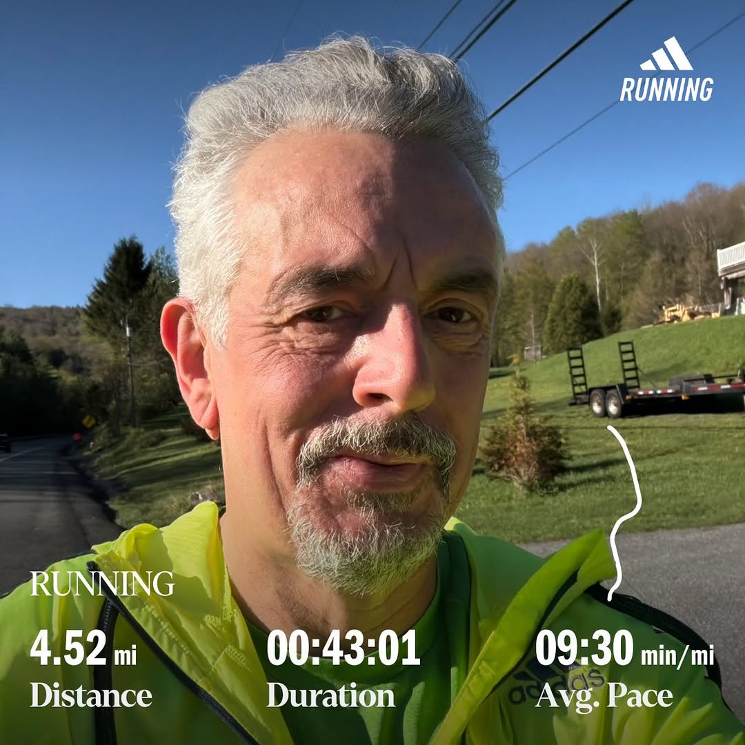 Got out there early this morning. Forgot how morning runs help motivate the rest of the day.