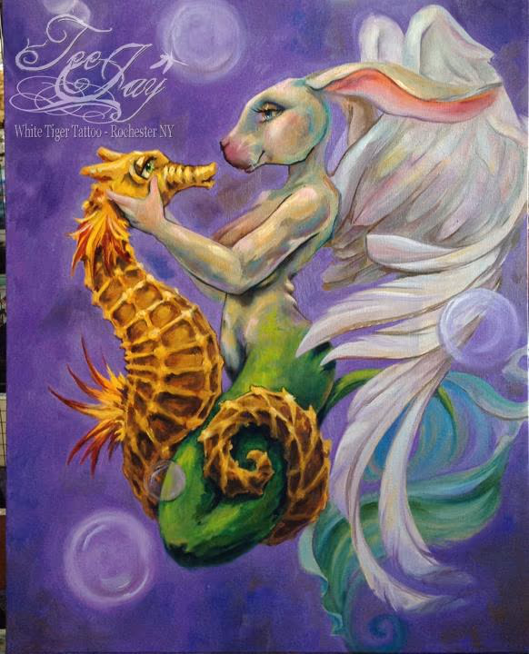 Siren and Seahorse