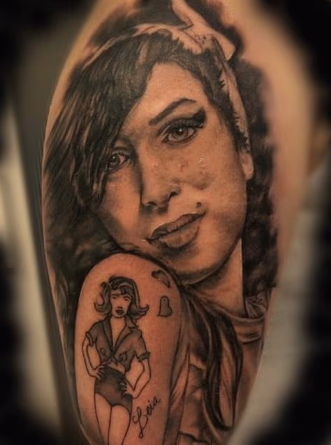 Amy Winehouse portrait
