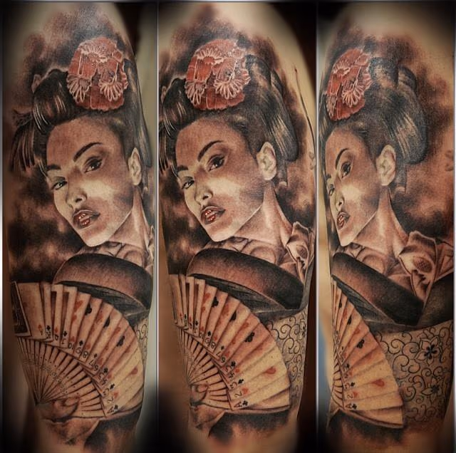 Half Sleeve geisha sleeve