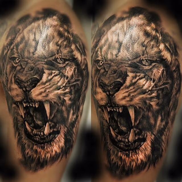 Lion tattoo