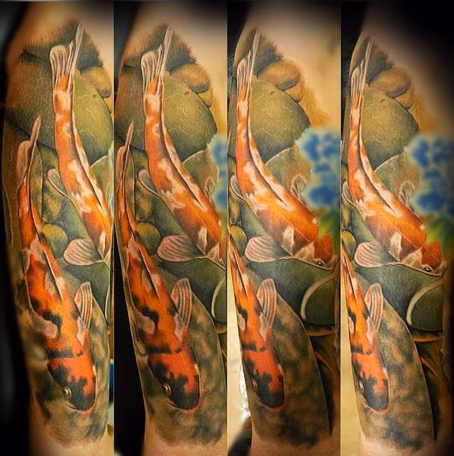 Custom Koi Fish, realistic style