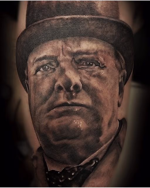 Winston Churchill Portrait