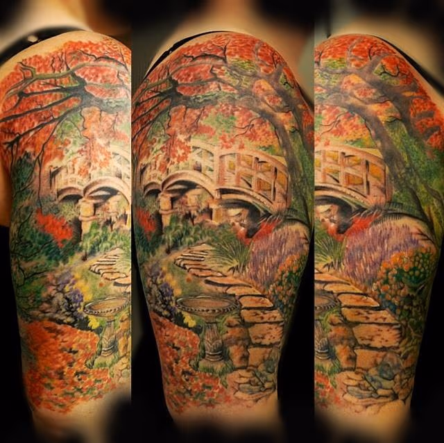 Garden half sleeve