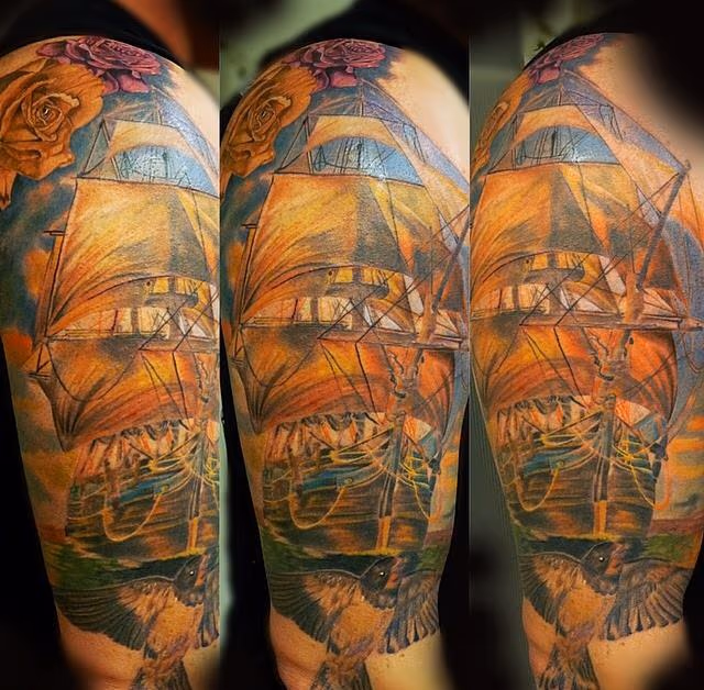 Pirate ship front piece