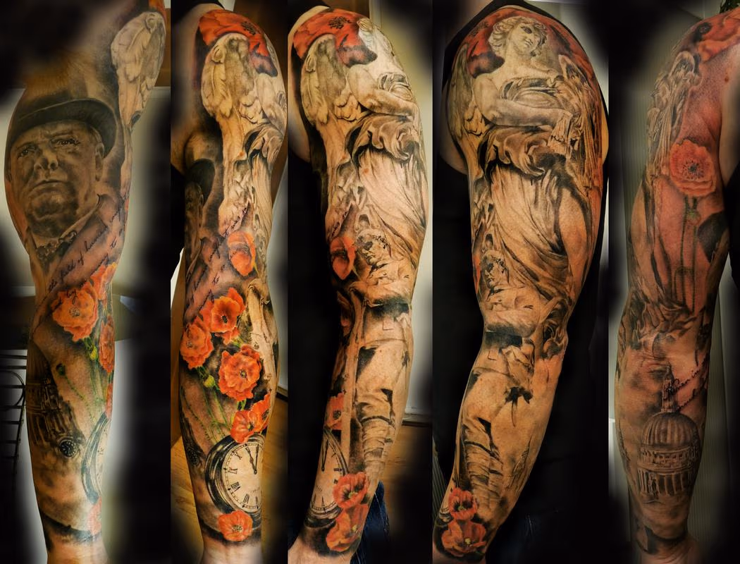 War memorial sleeve