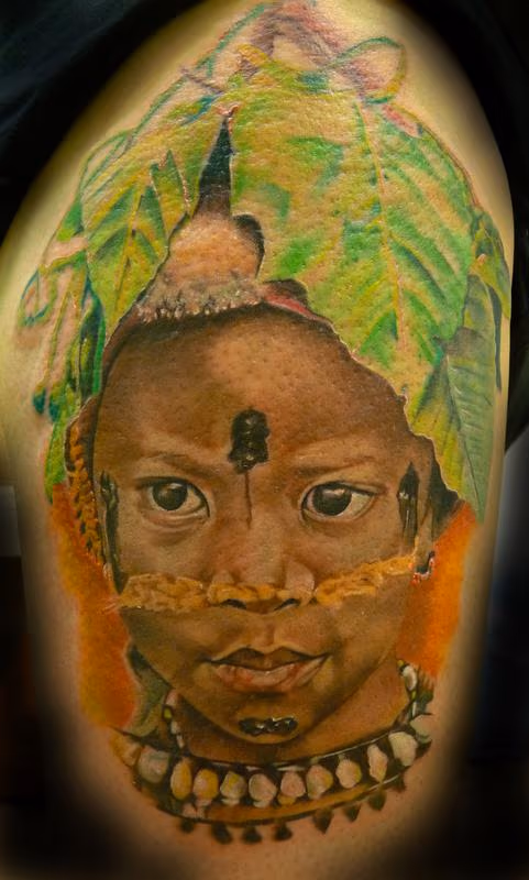 Realisitc Native Portrait
