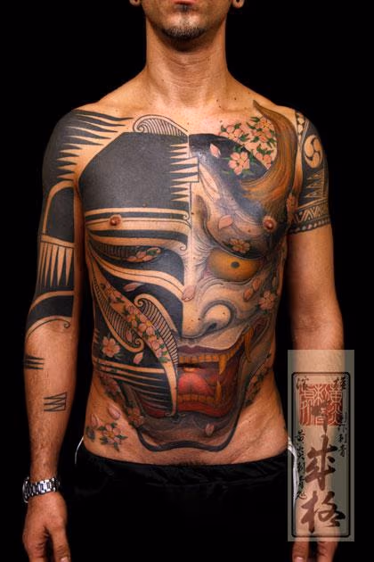 Hannya Mask Tattoo