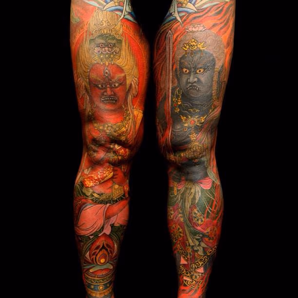 Leg Sleeve tattoos