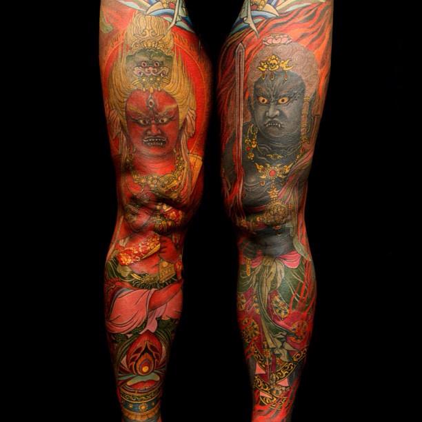 Leg Sleeve tattoos
