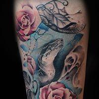 Snake and Roses