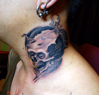 Skull on Neck