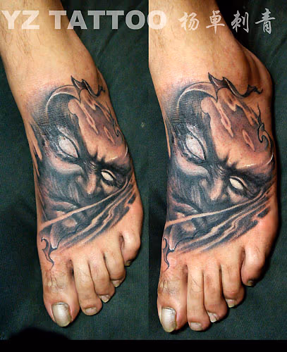 Face on foot