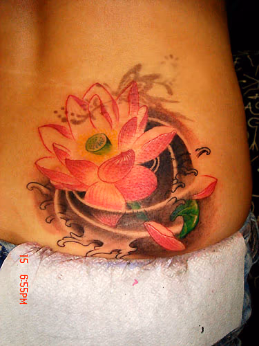 Lotus on Hip