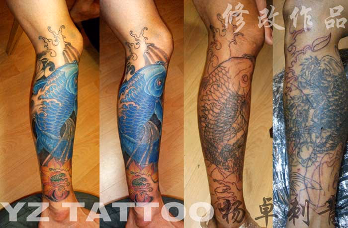 Blue Koi Fish