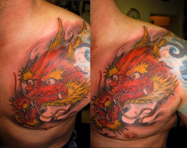 Red Chinese Dragon