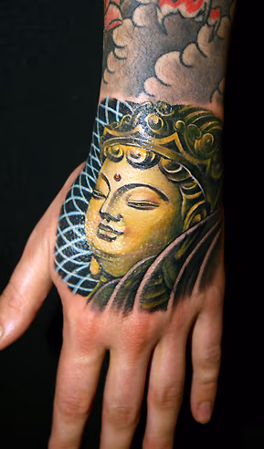 Godess Hand Tattoo