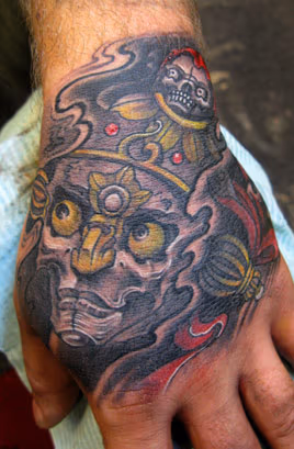Skull Hand Tattoo